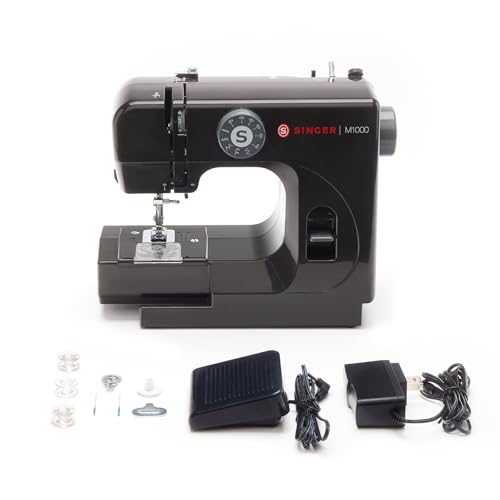 SINGER M1000 Mending Machine, Compact Portable with 32 Stitch Applications, Black L8310