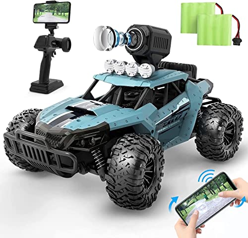 DEERC DE65 Remote Control Car with 1080P HD Camera, 1:16 Scale RC Monster Truck P9812