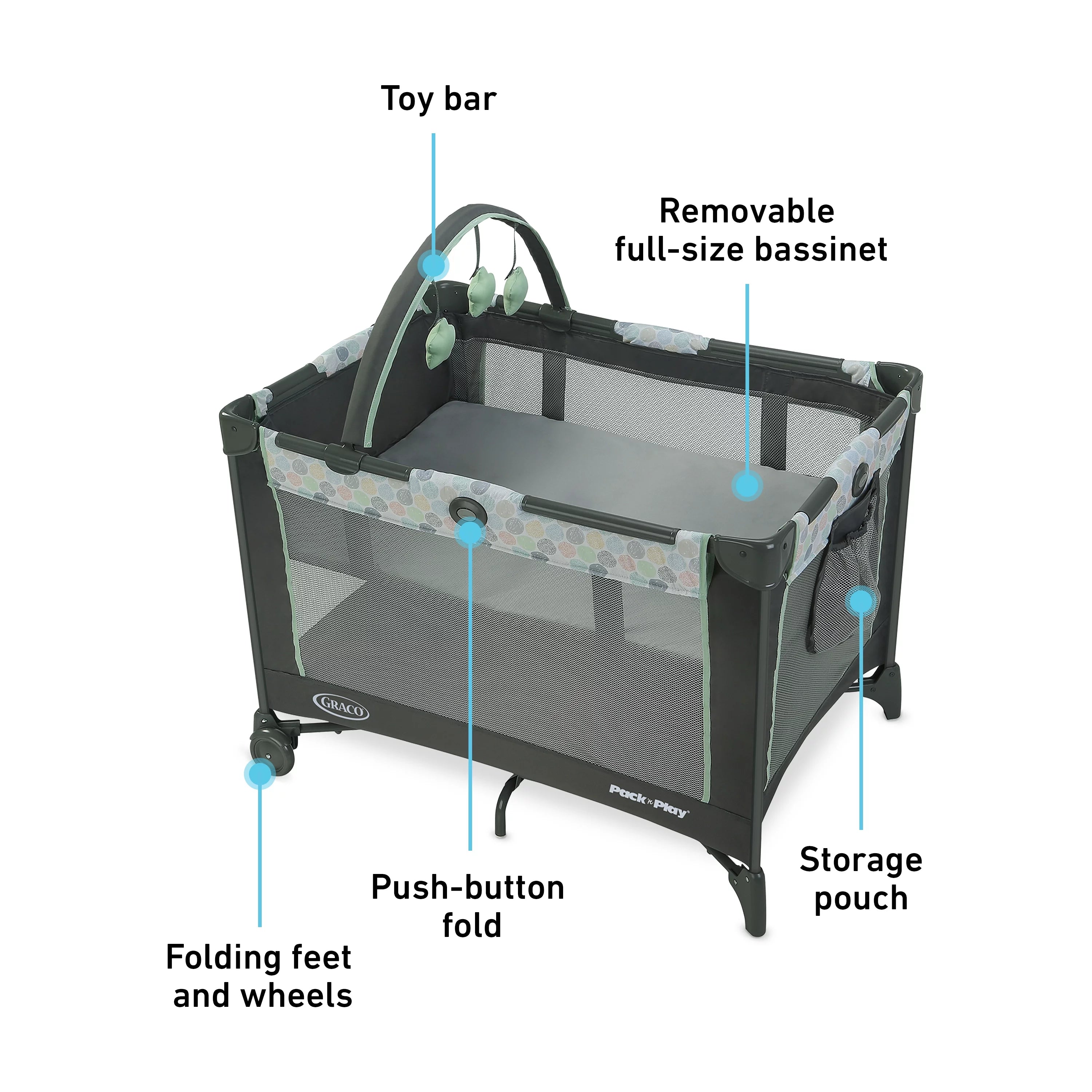Graco Pack 'n Play On the Go Playard, Kaden L77347