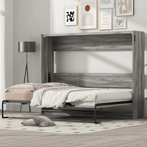 Ball & Cast Queen Murphy Bed Wall Chest with USB and Storage X29201