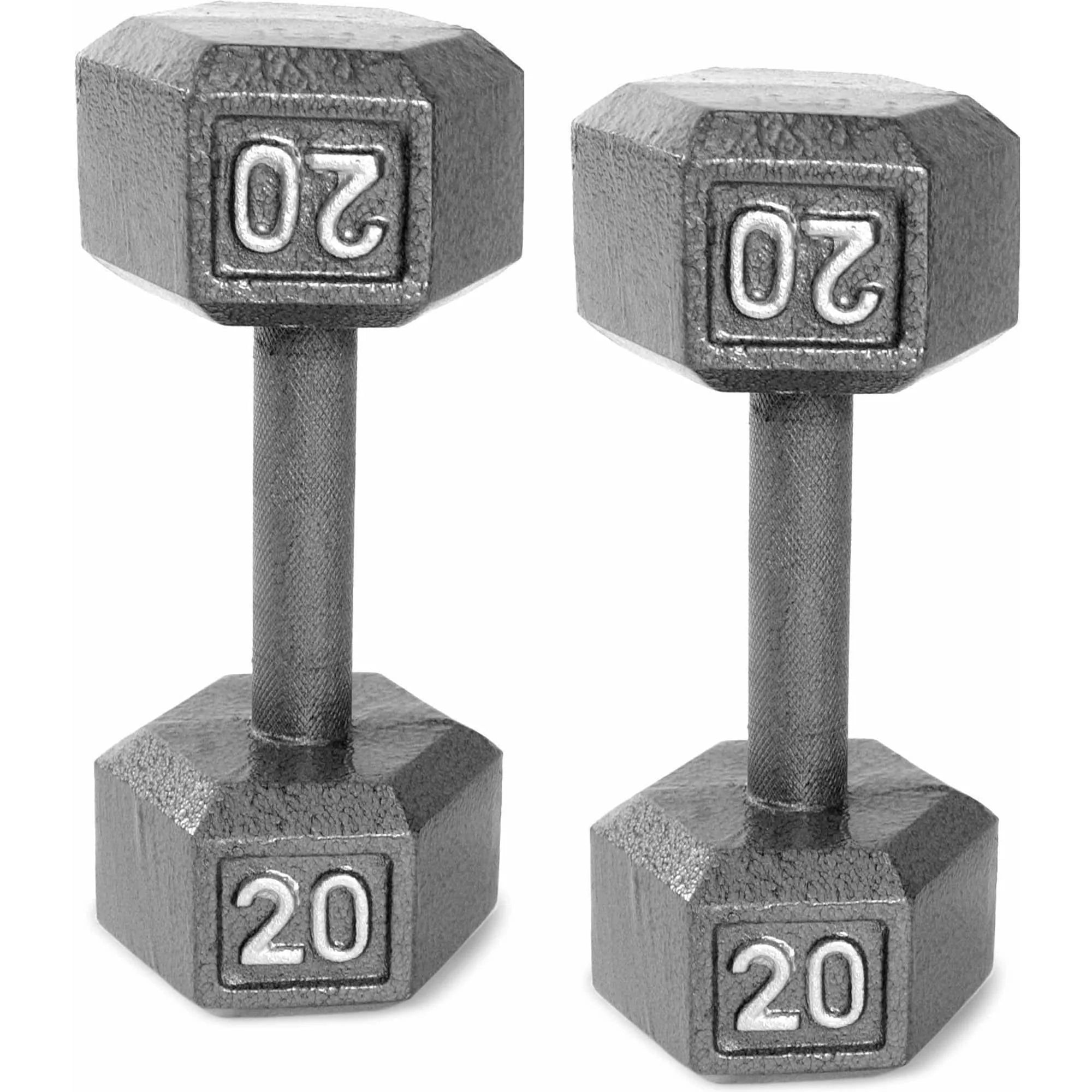 CAP Barbell Cast Iron Dumbbell 25 Lb Pair H734