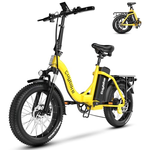 Folding Electric Bike 1000W 48V 20AH Removable Battery 20" Fat Tire for Adults C847123