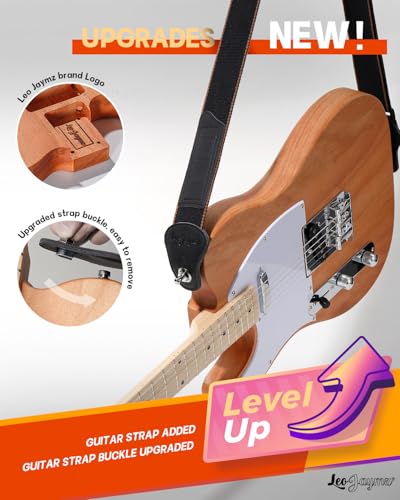 Leo Jaymz DIY Single Cut Electric Guitar Kit Mahogany Rosewood B148