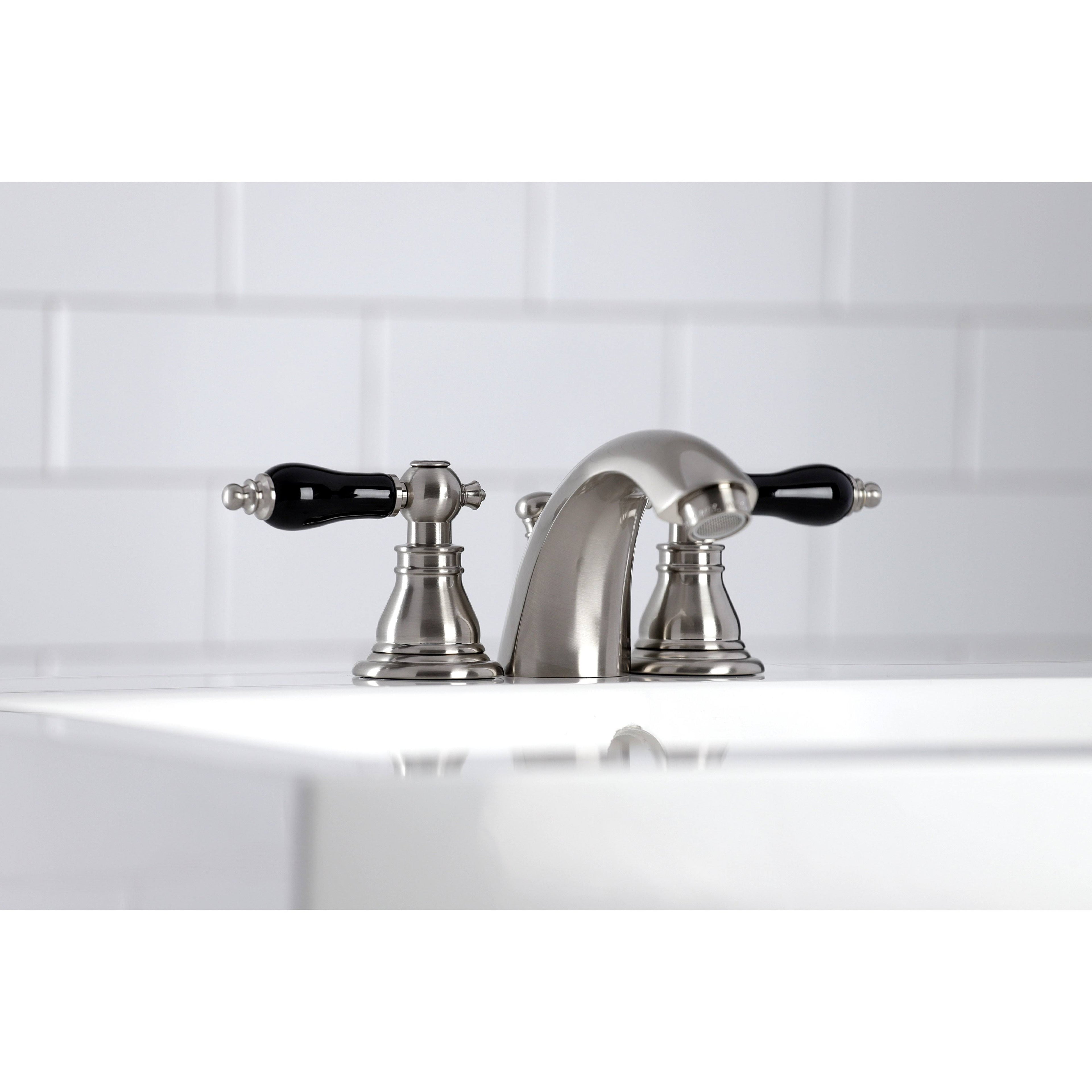 Kingston Brass Duchess Widespread Bathroom Faucet with Pop-Up, Polished Brass V84630