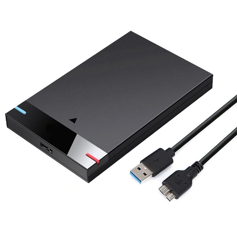2.5'' 1TB Ultra Slim Portable External Hard Drive USB3.0 HDD Storage for PC, Desktop, Laptop, MacBook, Chromebook, Xbox One
