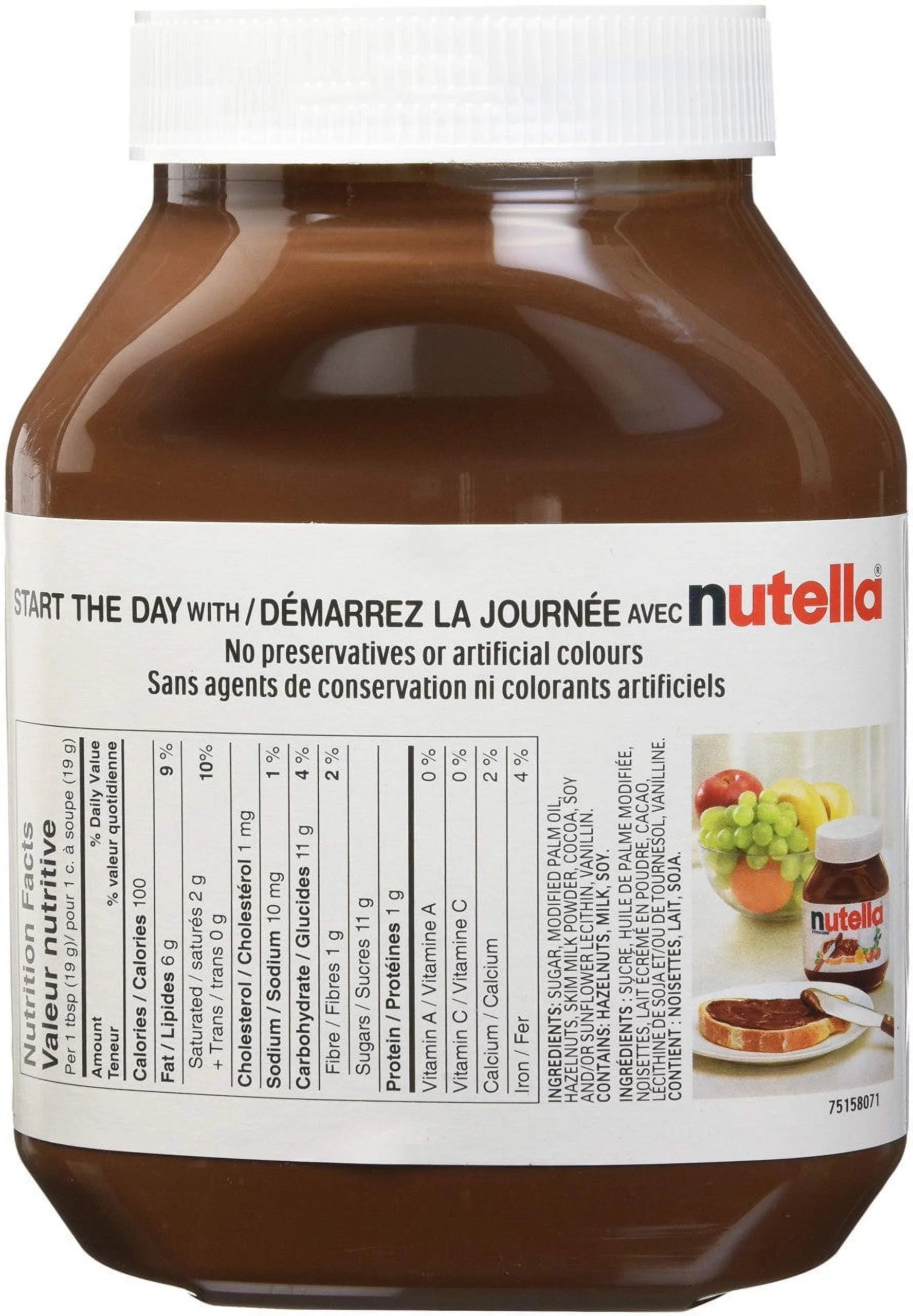 Nutella Hazelnut Chocolate Spread, 1kg G19455