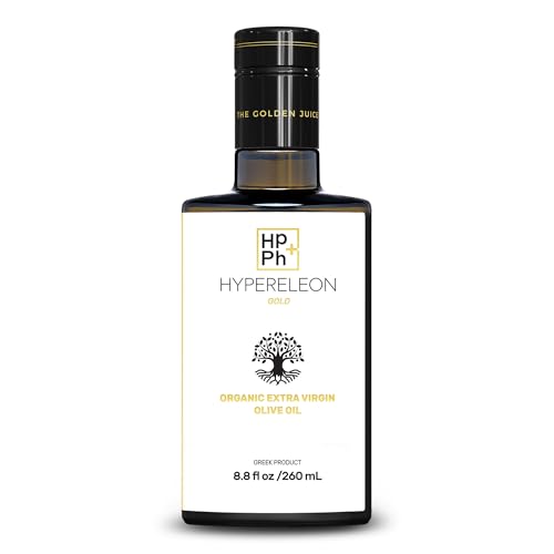 HYPERELEON GOLD Organic Greek Extra Virgin Olive Oil, Unfiltered, 260ml R31352