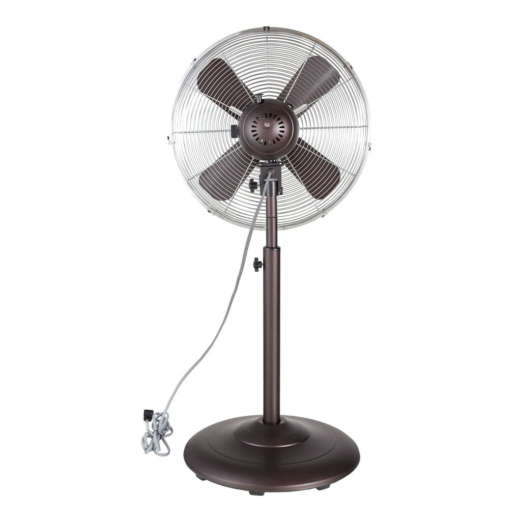 Better Homes & Gardens 16 inch Adjustable Oscillating Metal Stand Fan, Red O2097