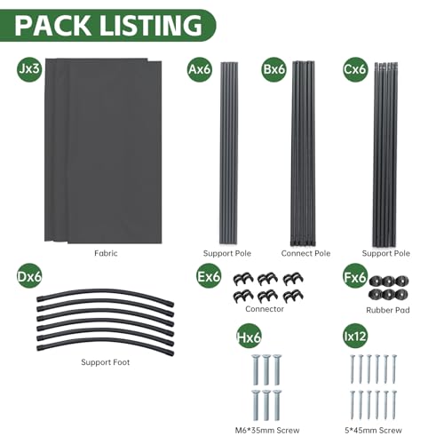 Room Divider Folding Privacy Screens, 3 Panel Portable Partition Q514484