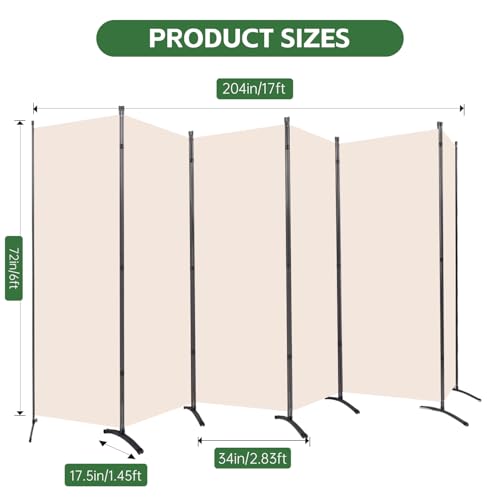Room Divider Folding Privacy Screens, 3 Panel Portable Partition Q514484