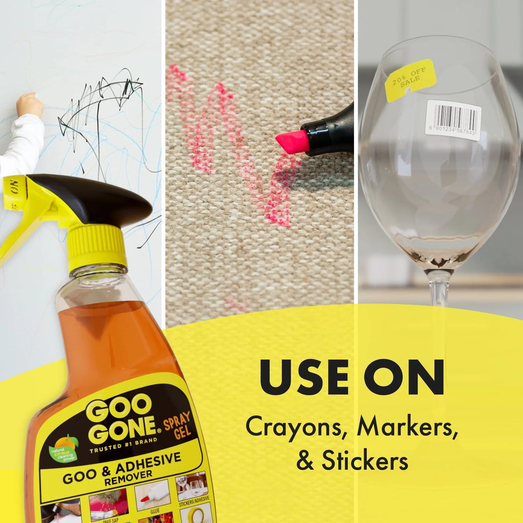 Goo Gone Original Spray Gel Adhesive Remover, 12 Oz U830