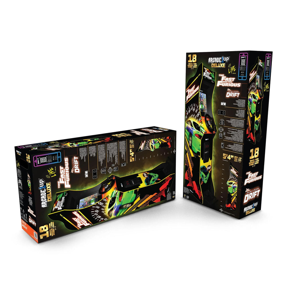 Arcade1Up The Fast & The Furious Deluxe Arcade Game with 17-inch LCD Screen R617