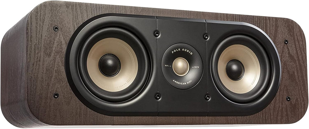Polk Signature Elite ES30 Center Channel Speaker, Hi-Res Certified, Dolby Atmos Compatible, Black P355