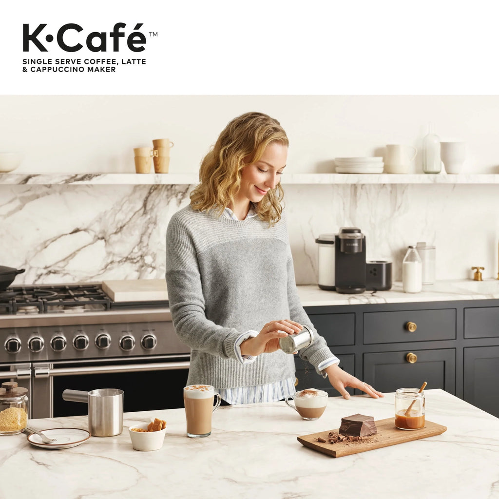 Keurig K-Cafe Single Serve K-Cup Coffee, Latte and Cappuccino Maker, Dark Charcoal G39691