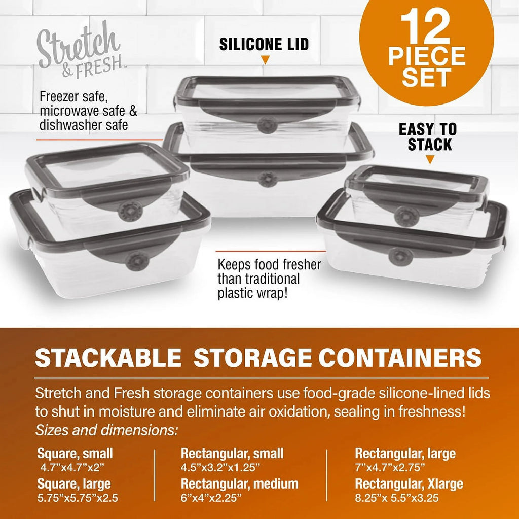 Gotham Steel 32 Pcs Cookware Set with Bakeware and Food Storage, Red B614356