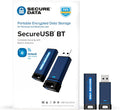 SecureData 64GB SecureUSB BT Encrypted Flash Drive with Wireless Authentication
