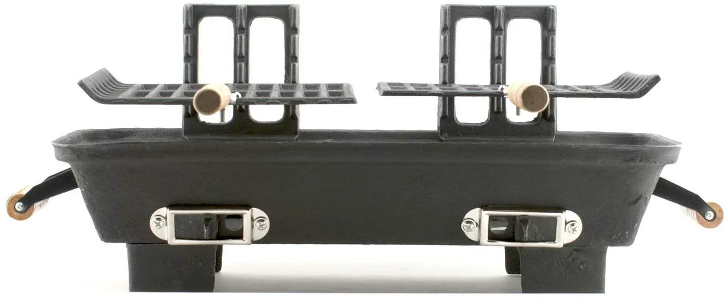 Marsh Allen 30052AMZ Kay Home Product's Cast Iron Hibachi Charcoal Grill, 10 by 18-Inch Z819569
