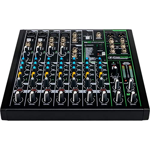 Mackie ProFX10 Go 10-channel Battery-powered Mixer with USB and Effects V810787