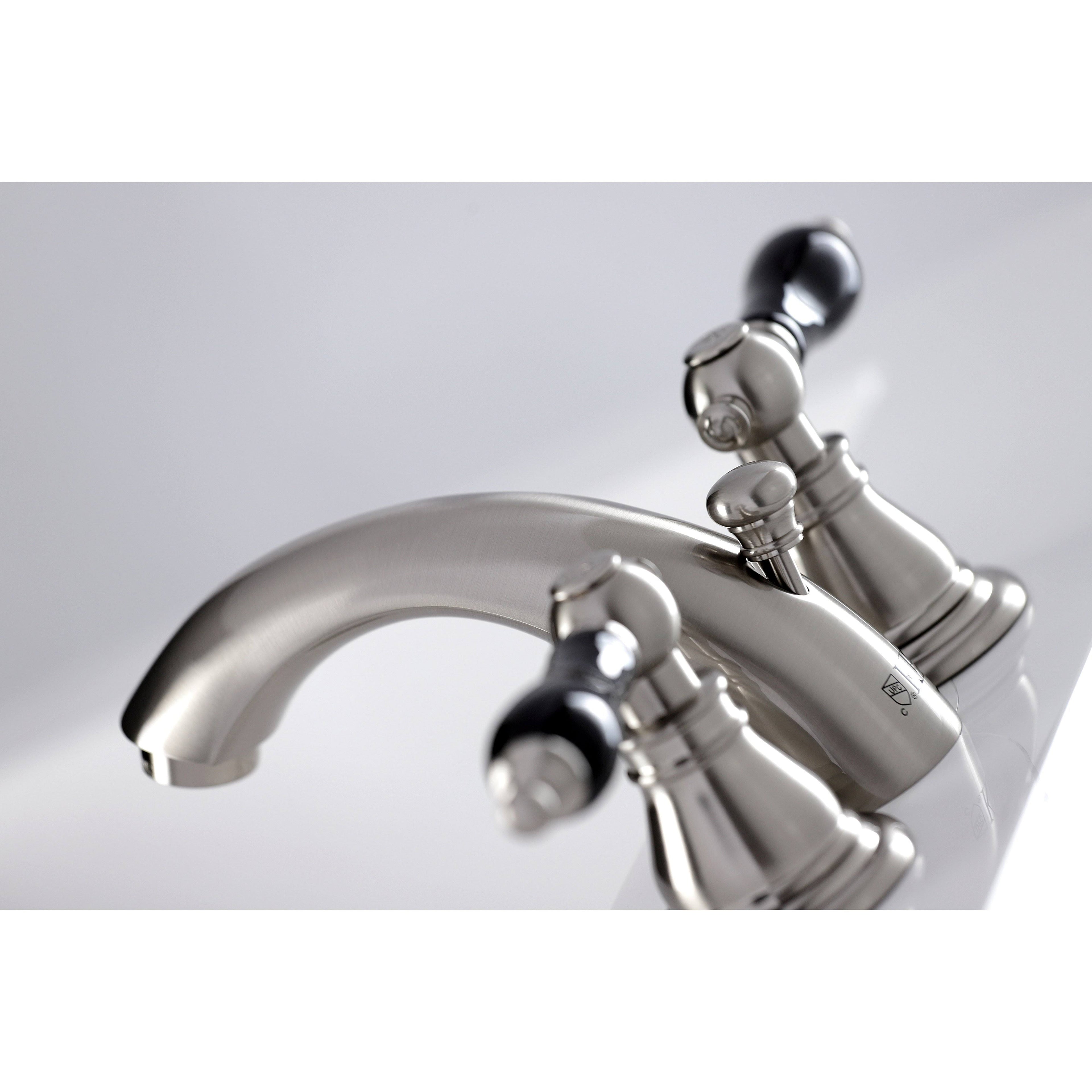 Kingston Brass Duchess Widespread Bathroom Faucet with Pop-Up, Polished Brass V84630