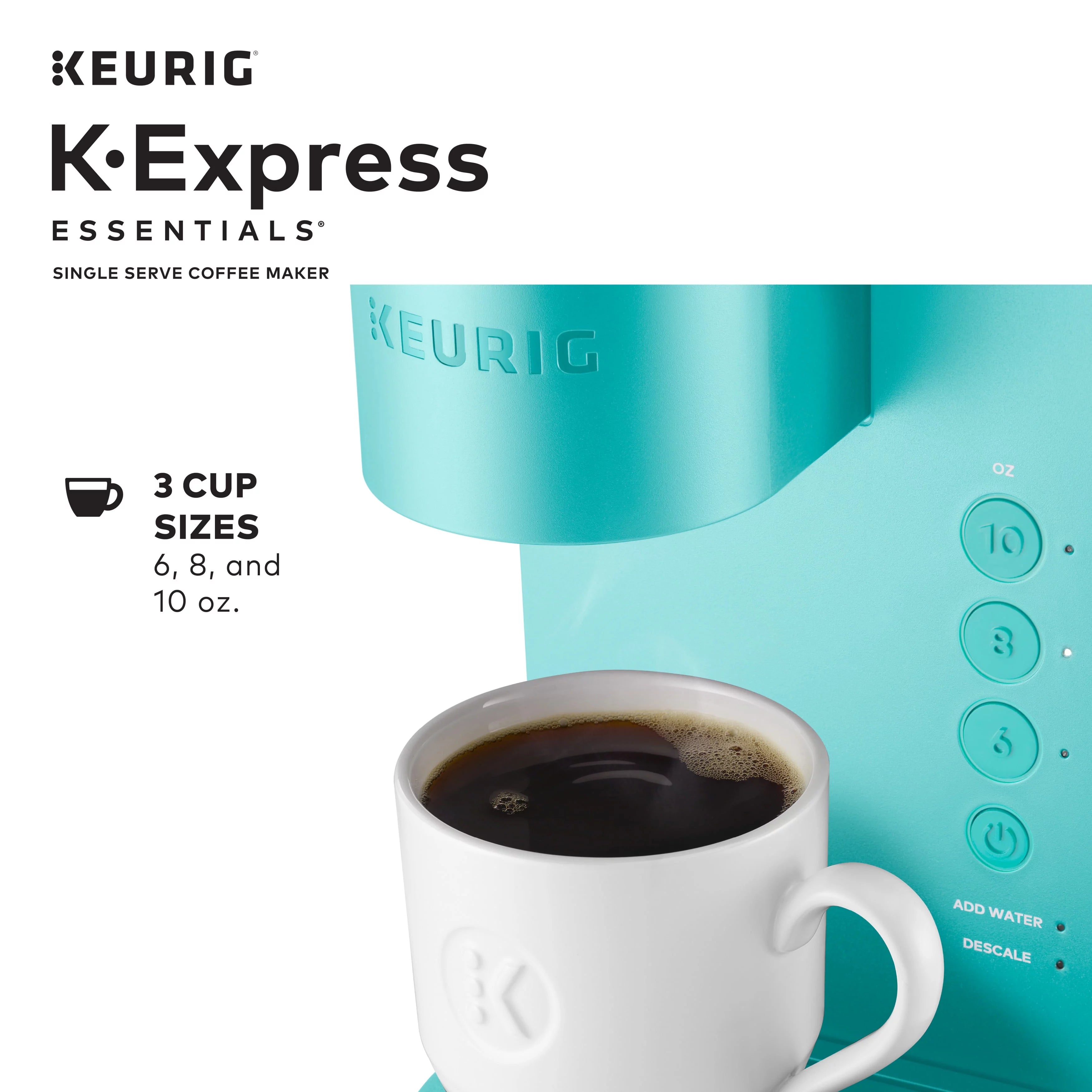 Keurig K-Express Essentials Black Single Serve K-Cup Coffee Maker T91964