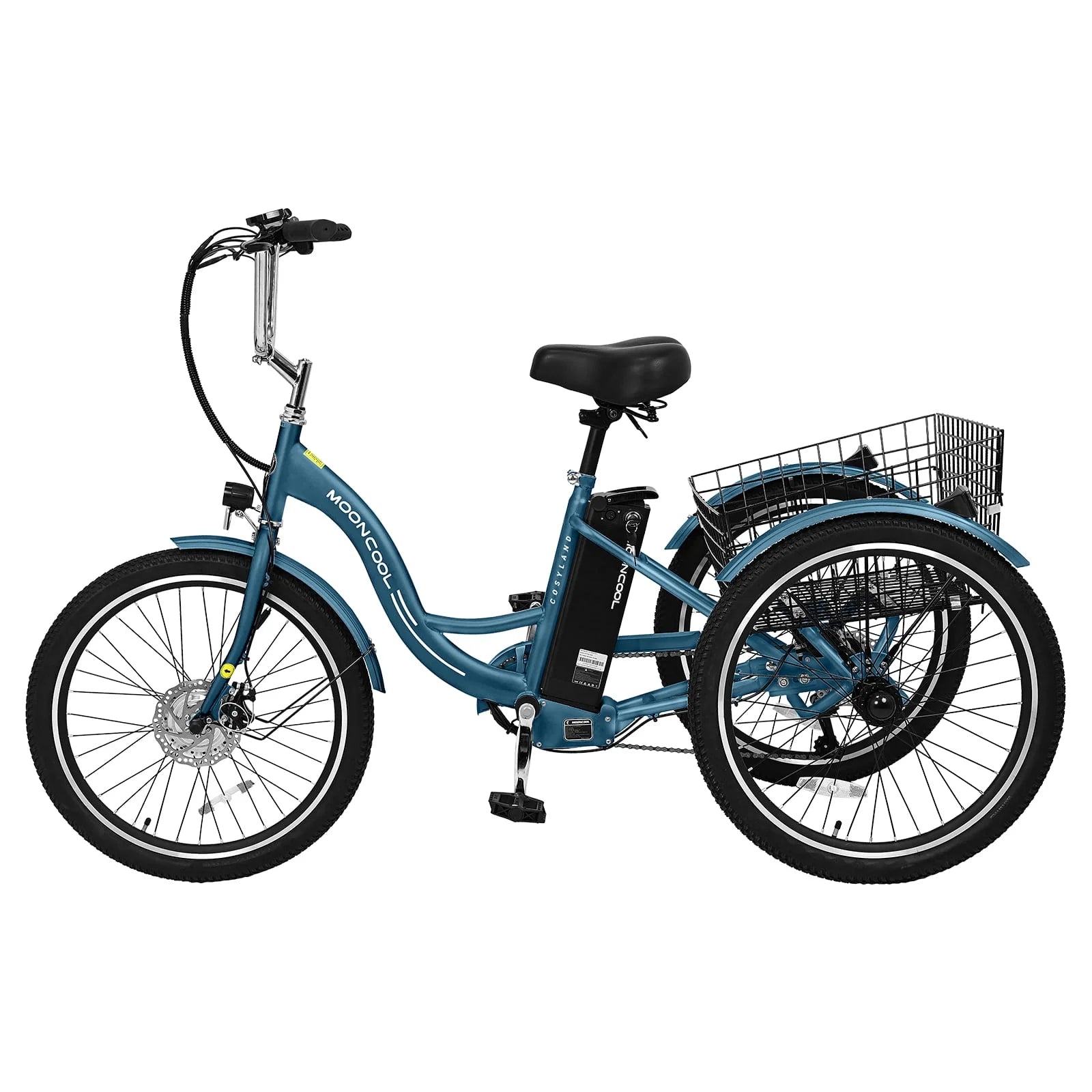 Lilypelle Adult Electric Tricycle 3-Wheel Bike for Seniors E1378