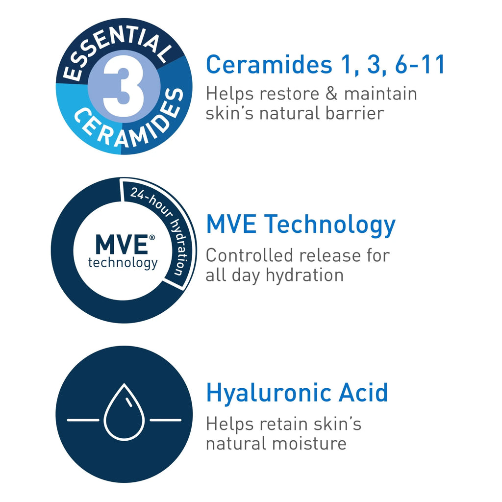 CeraVe Moisturizing Cream for Face and Body, 8 oz N970938