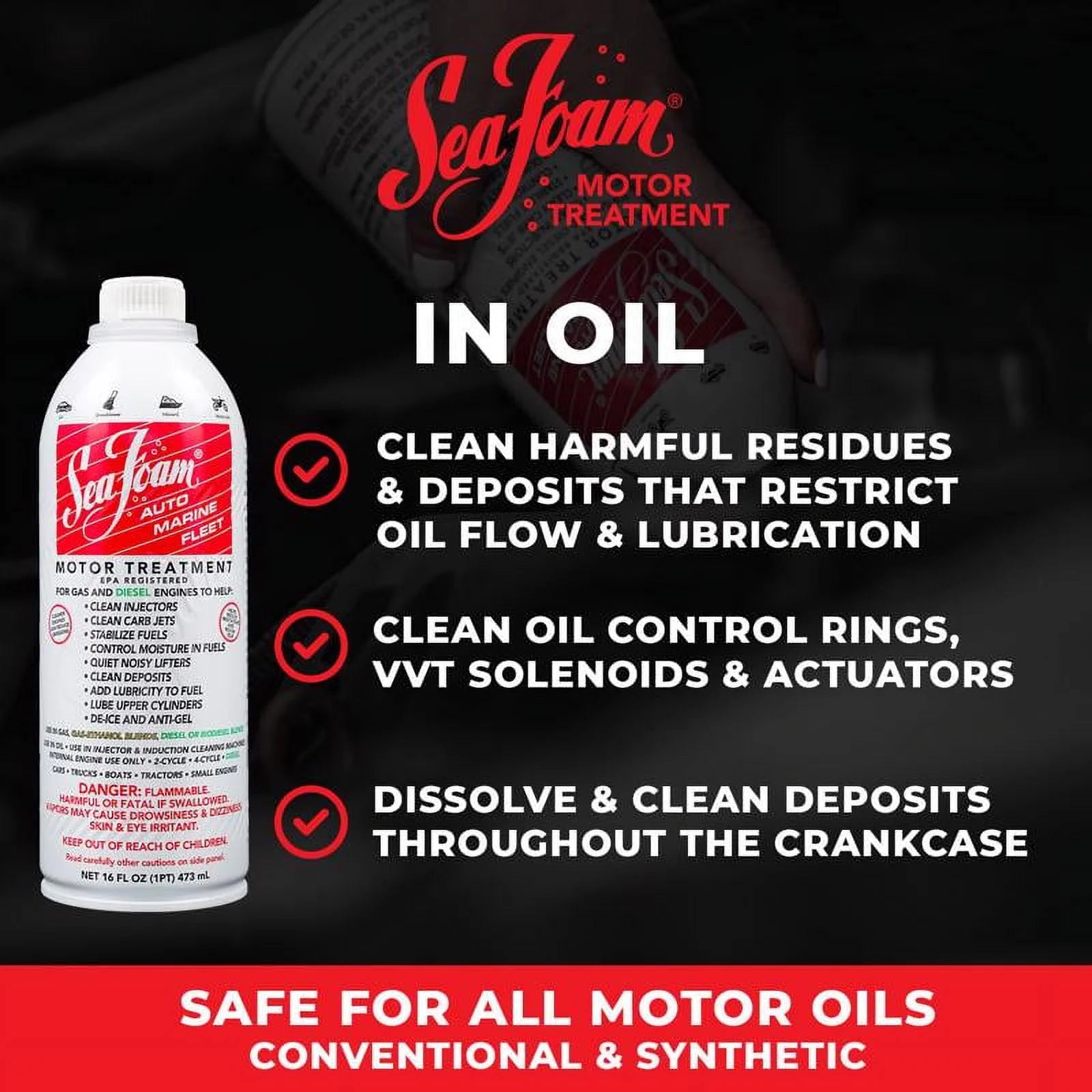 Stens Sea Foam Motor Treatment SFM-SF16 Y3076