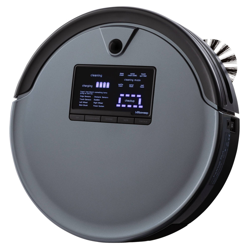 bObsweep Bob PetHair Plus Wet/Dry Robotic Vacuum Charcoal N9714