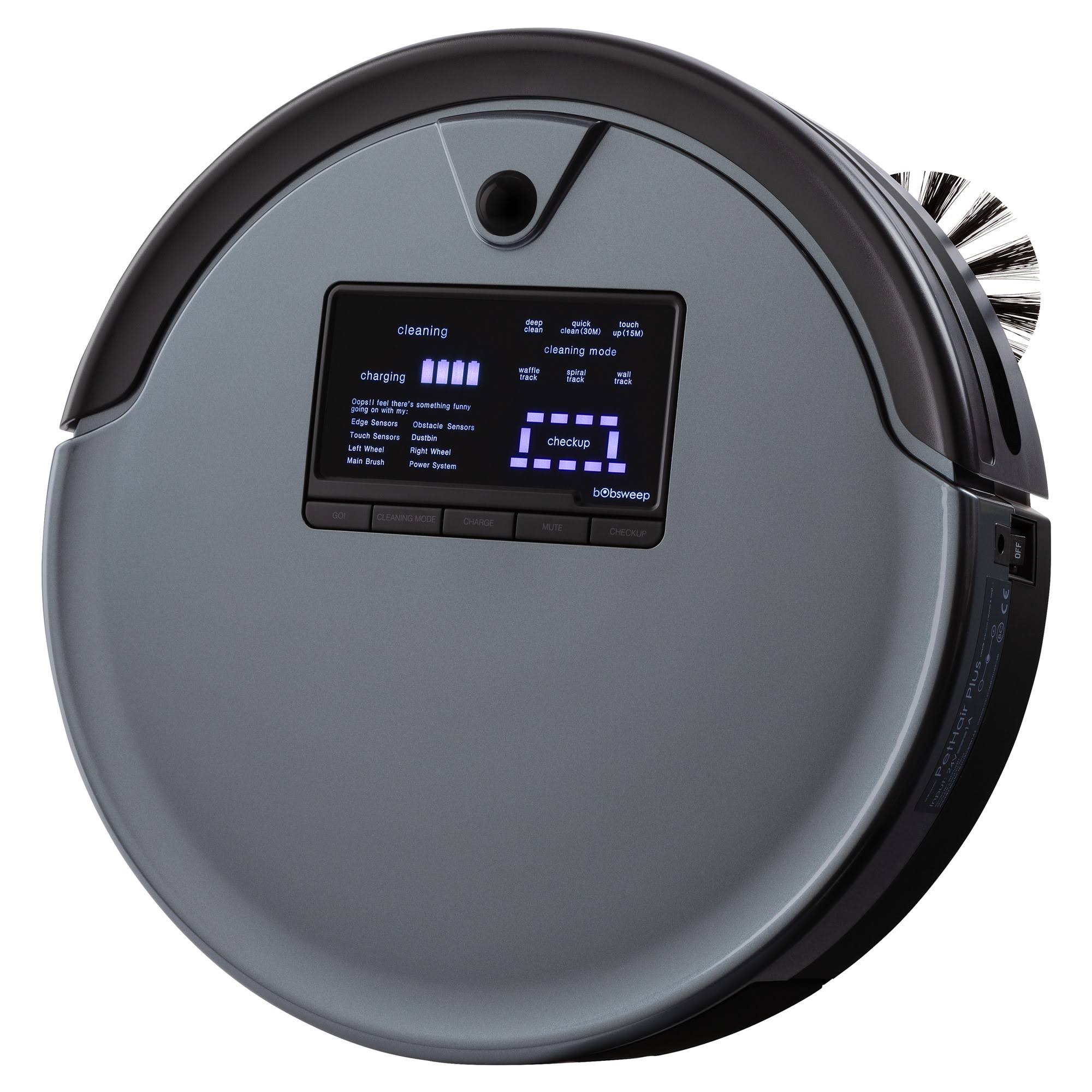 bObsweep Bob PetHair Plus Wet/Dry Robotic Vacuum Charcoal N9714