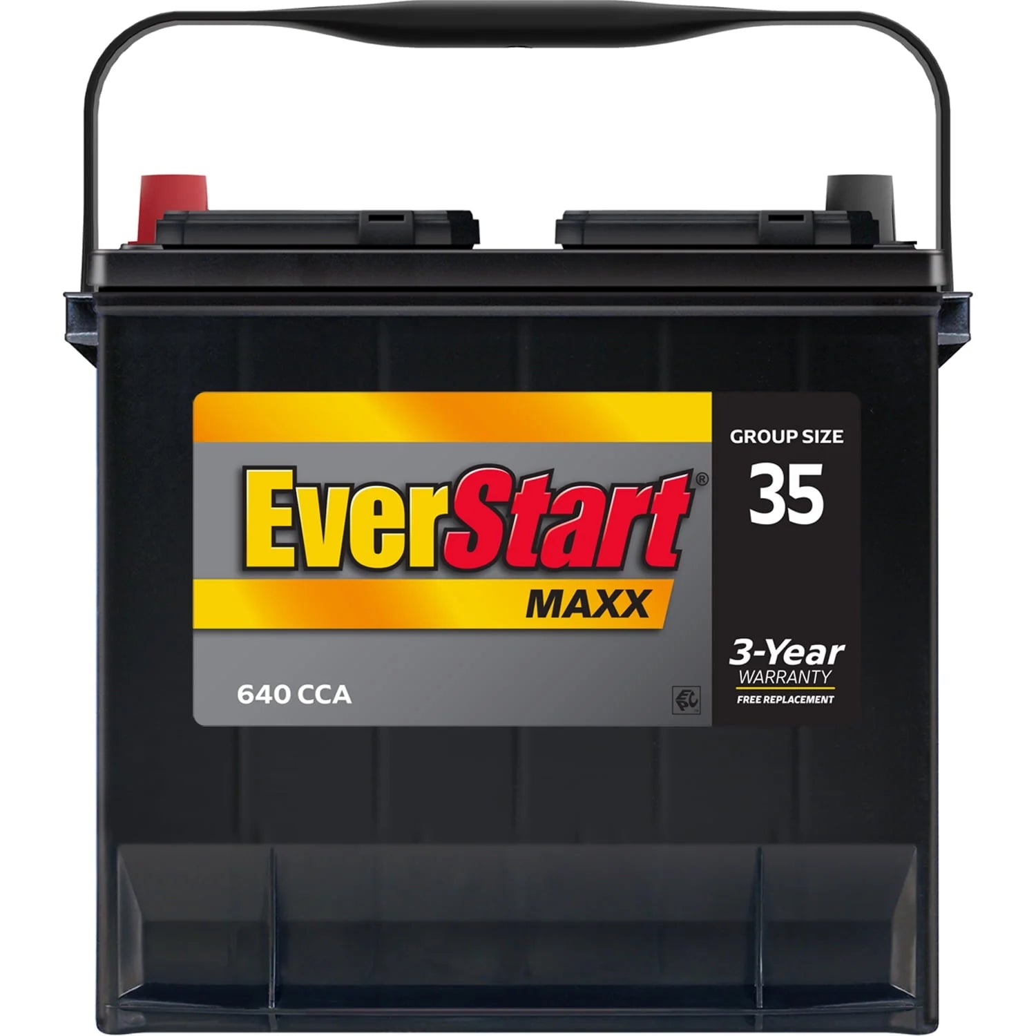 EverStart Maxx Lead Acid Automotive Battery Group Size 35 12 Volt 640 CCA S2642