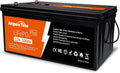 Ampere Time 12V 200Ah Plus Lithium LiFePO4 Battery, Built-in 200A BMS, 4000+ Deep Cycles, Max 2560W Power Output, FCC&UL Certificates, 10-Year Lifetime, Perfect for RV, Solar, Marine, Off-Grid, etc.