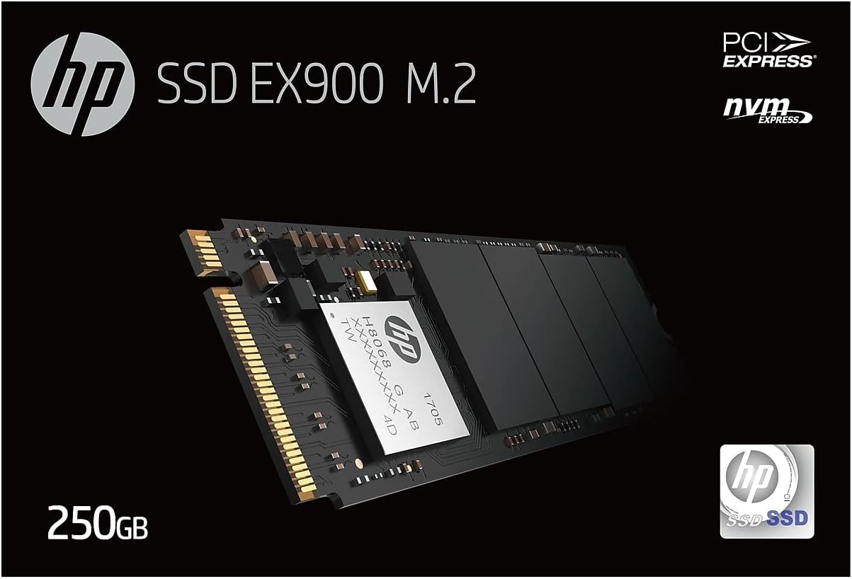 HP EX900 M.2 1TB PCIe 3.1 NVMe Internal Solid State Drive E41724