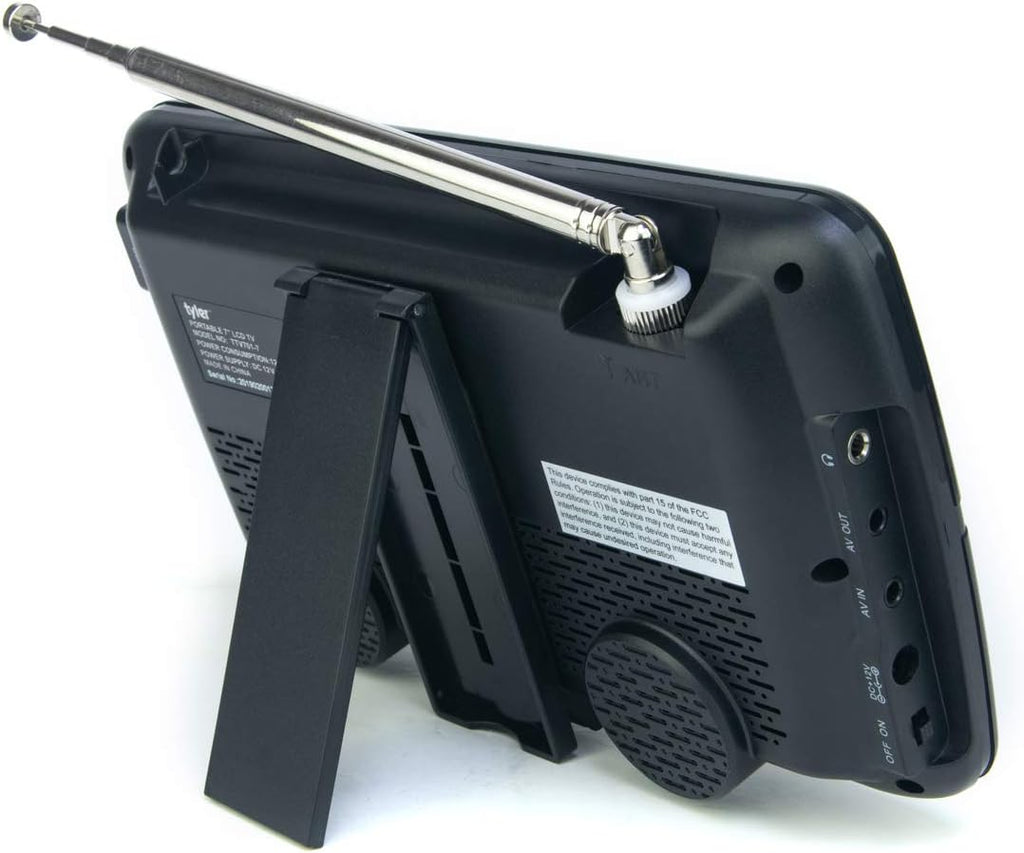 Tyler 7 Portable TV LCD Monitor Rechargeable HD-TV with Remote Control K94356