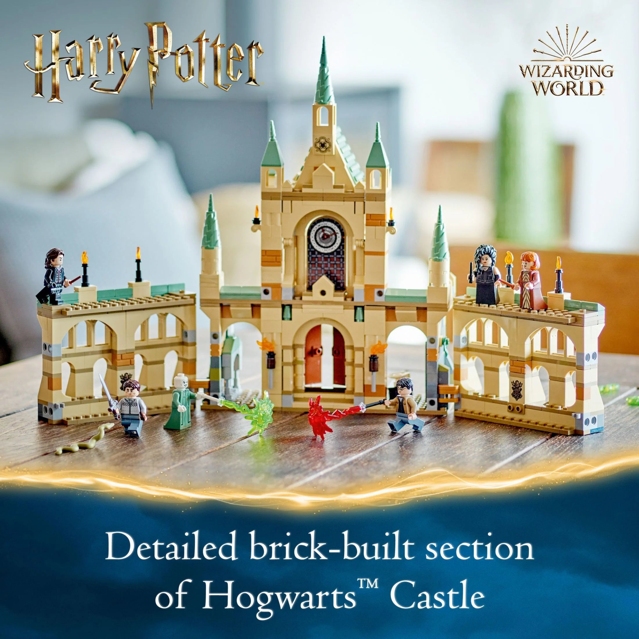 LEGO Harry Potter The Battle of Hogwarts Building Toy Set, 6 Minifigures, Ages 9 and Up A39520