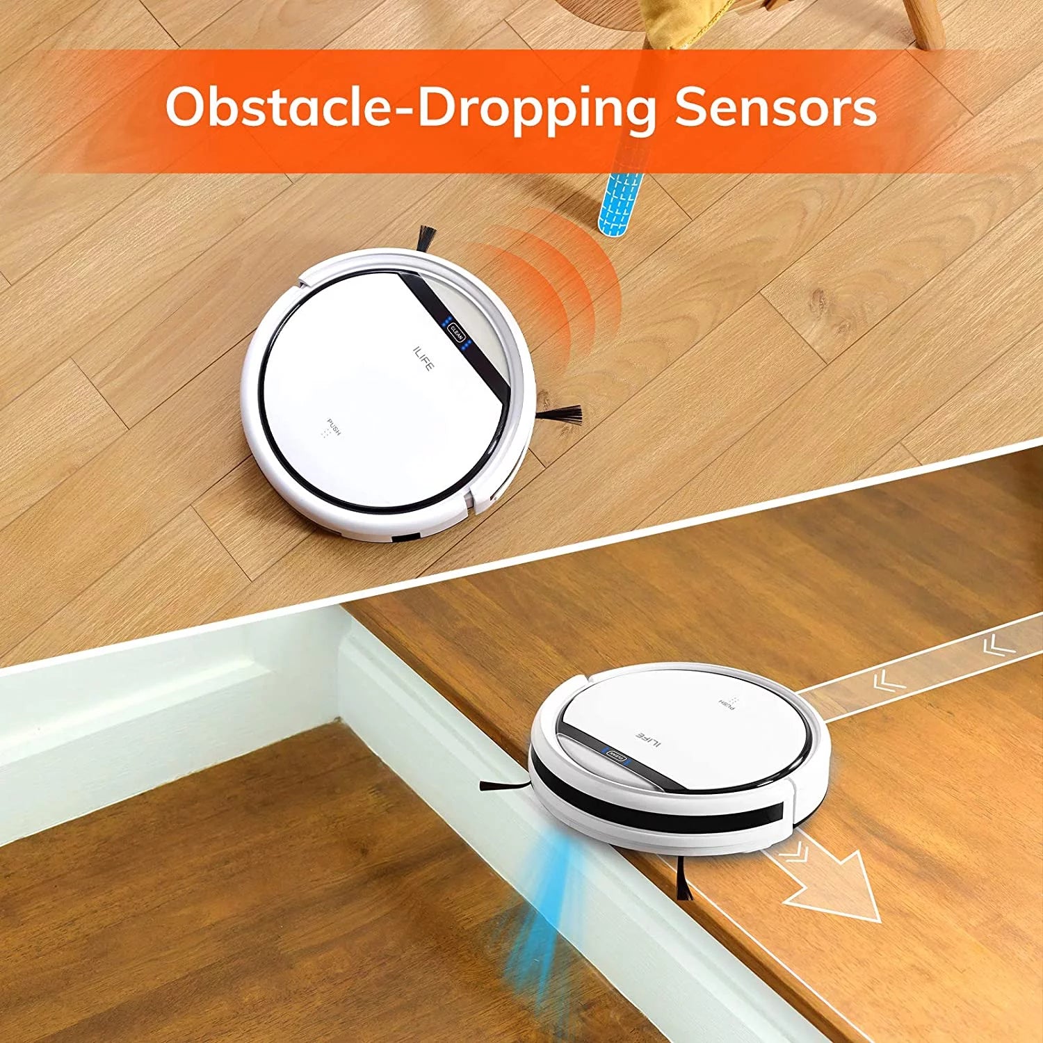 FJU V3s Pro Robot Vacuum Cleaner, Tangle-free Suction, Pearl White O87720