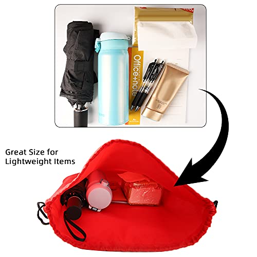 GoodtoU 40 Pack Drawstring Backpacks Waterproof Nylon Cinch Bags for School Gym N792