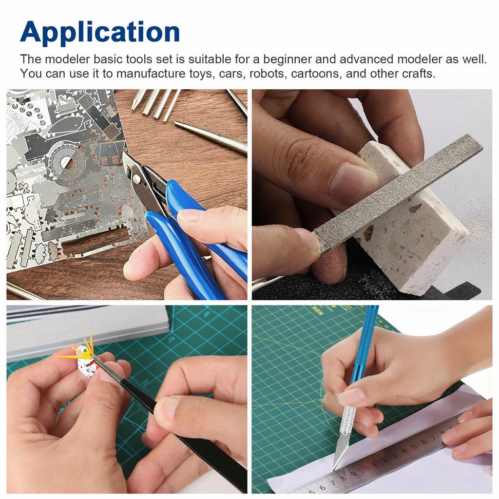 TSV 24Pcs Gundam Model Basic Tools Kit for Plastic Model Building C85343