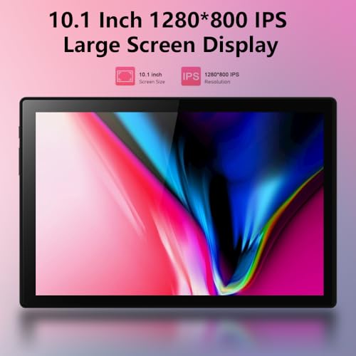 10.1 Inch Android 13 Tablet 4G LTE with SIM Card Slot, 12GB+512GB, Pink S843541
