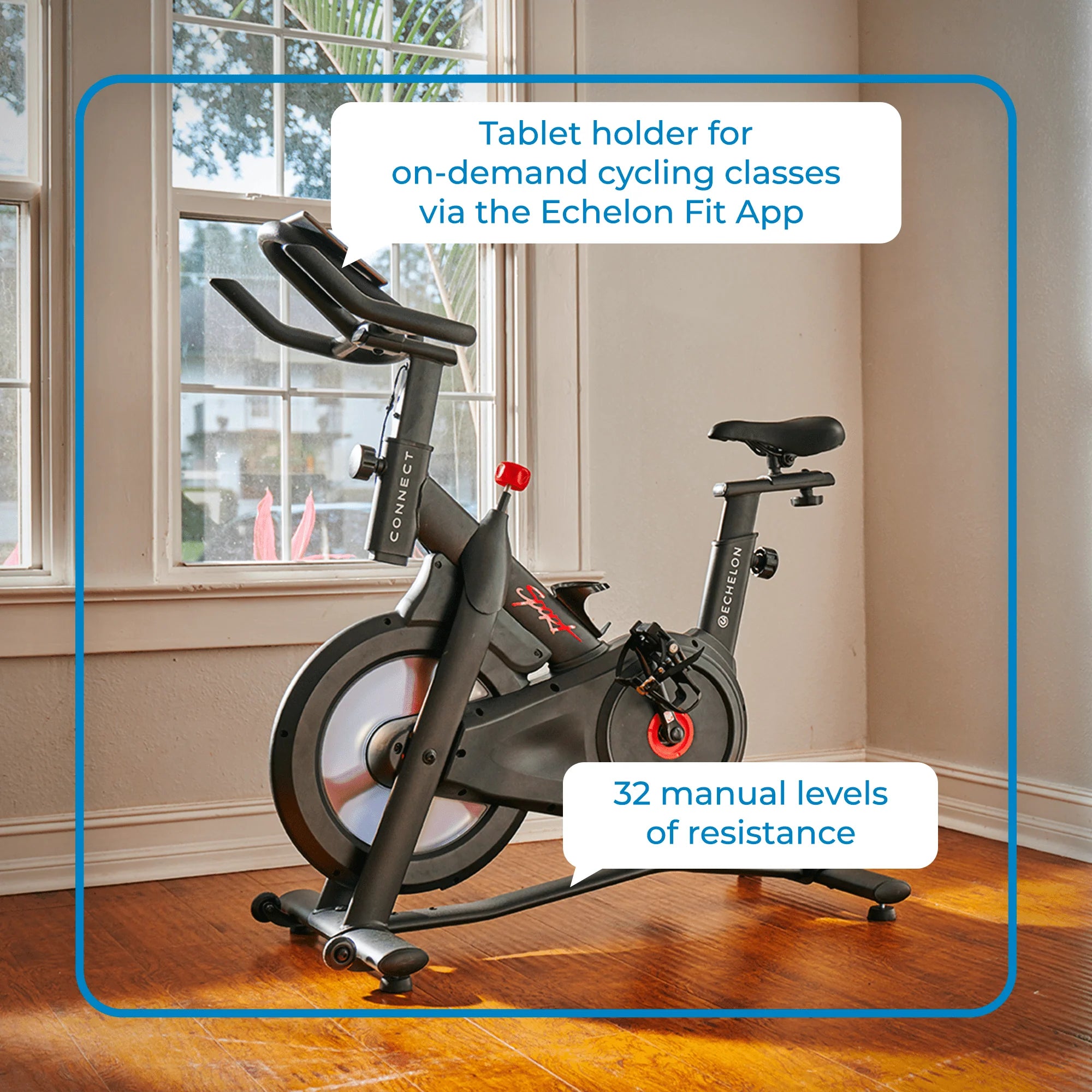 Echelon Connect Sport Indoor Cycling Exercise Bike F924