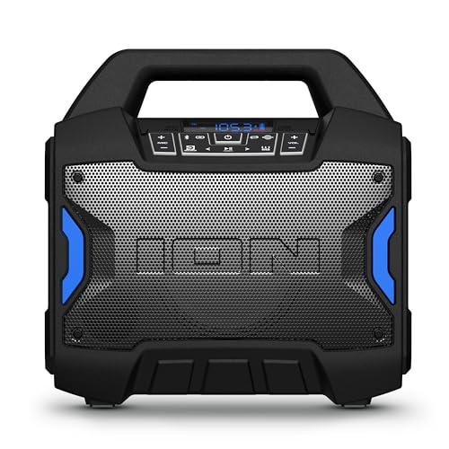 ION Block Rocker Portable Bluetooth Party Speaker with Karaoke Microphone T461114