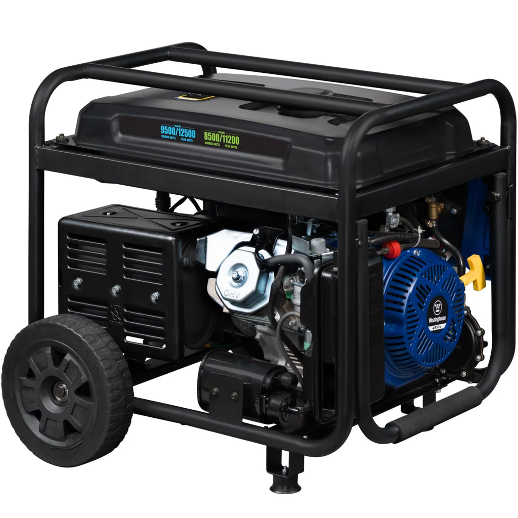 Westinghouse 12,500 Peak Watt Dual Fuel Portable Generator, Gas/Propane Y811