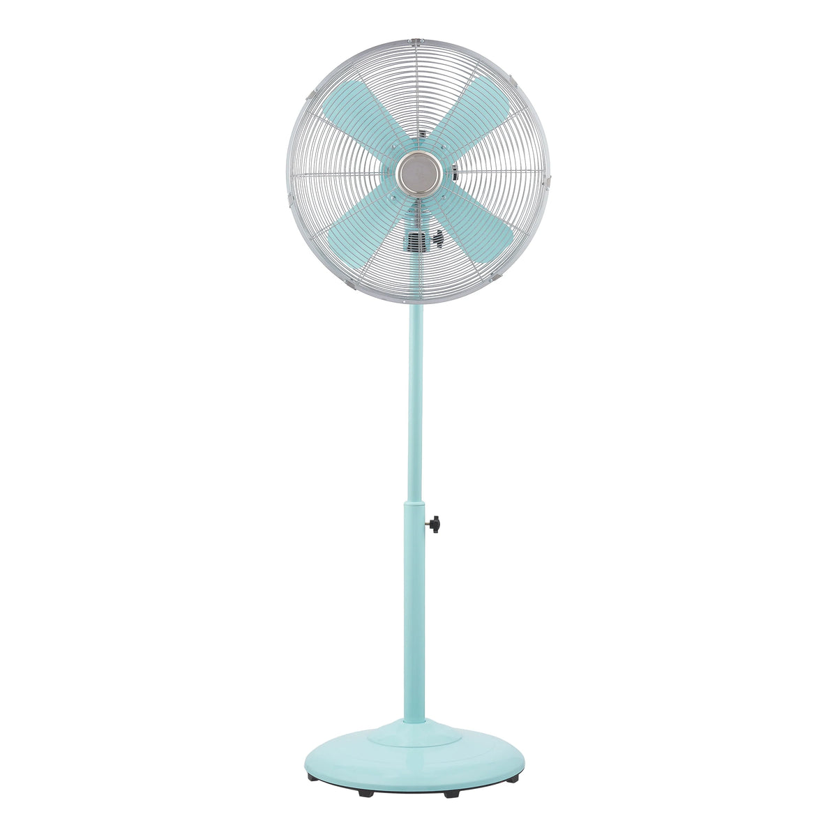 Better Homes & Gardens 16 inch Adjustable Oscillating Metal Stand Fan, Red O2097