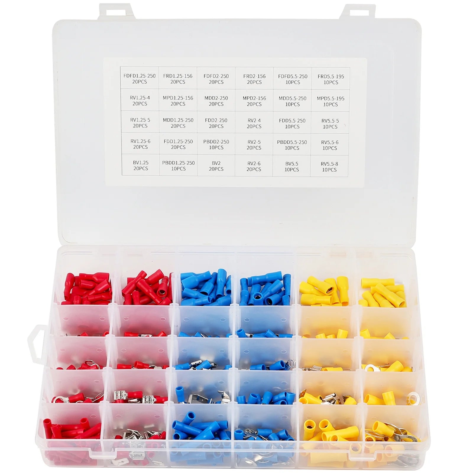 480Pcs Car Electrical Terminals Connectors Crimp Box Kit I842138