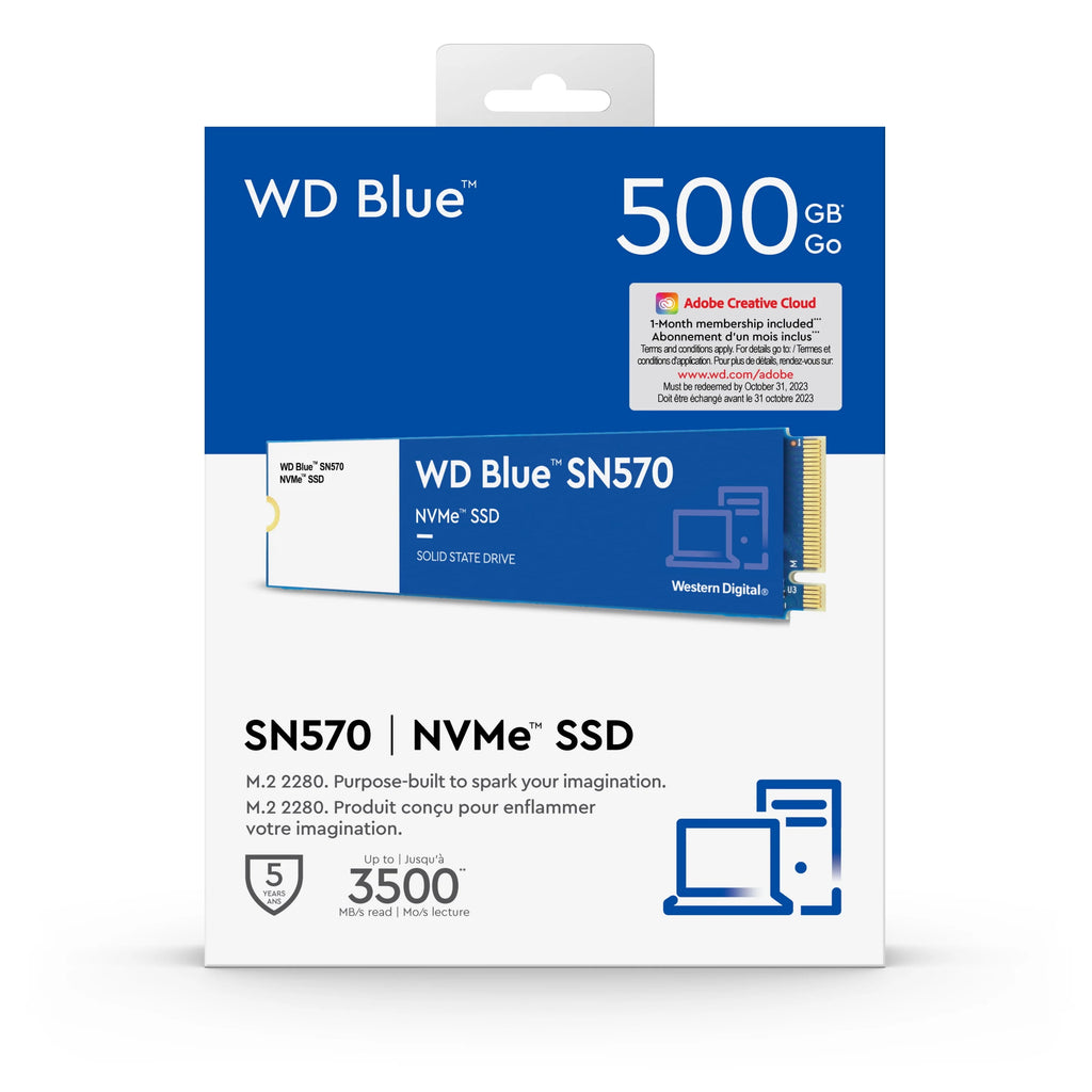WD Blue SN570 500GB NVMe SSD R555