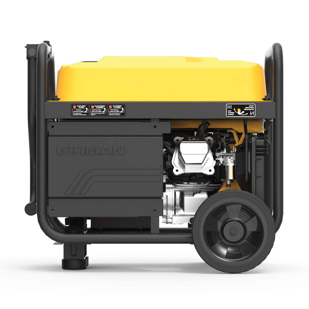 FIRMAN P03619 4550/3650 Watt Remote Start Gas Portable Generator with Wheel Kit K98333