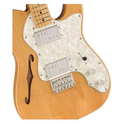 Squier Classic Vibe 70s Thinline Telecaster Electric Guitar Natural Maple Fingerboard W3907