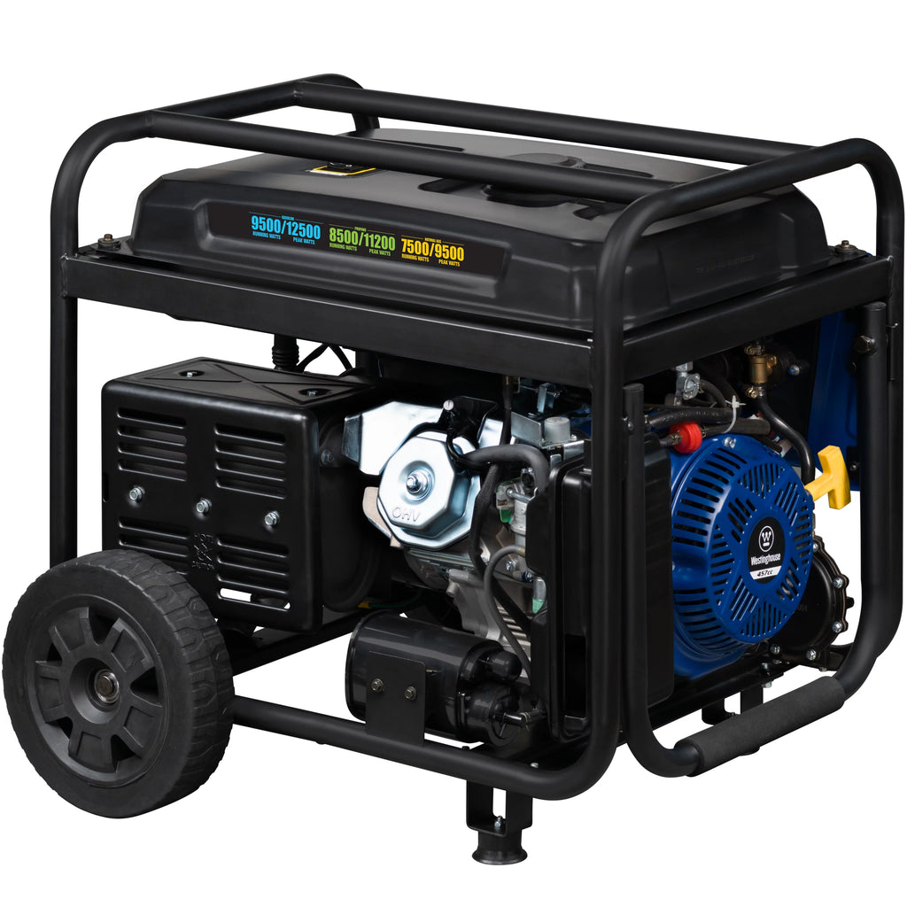 Westinghouse 12,500 Peak Watt Dual Fuel Portable Generator, Gas/Propane Y811