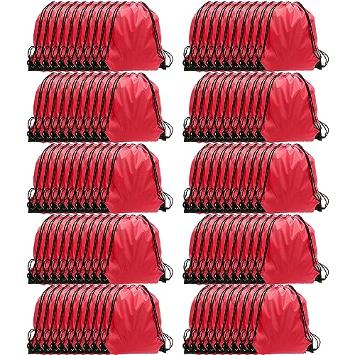 GoodtoU 40 Pack Drawstring Backpacks Waterproof Nylon Cinch Bags for School Gym N792