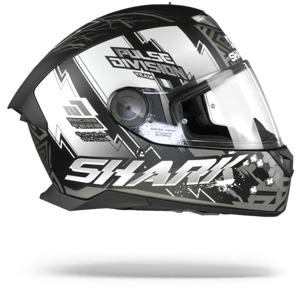 Shark Helmet Skwal 2.2 Noxxys Black Anthracite Silver Size XL M833461