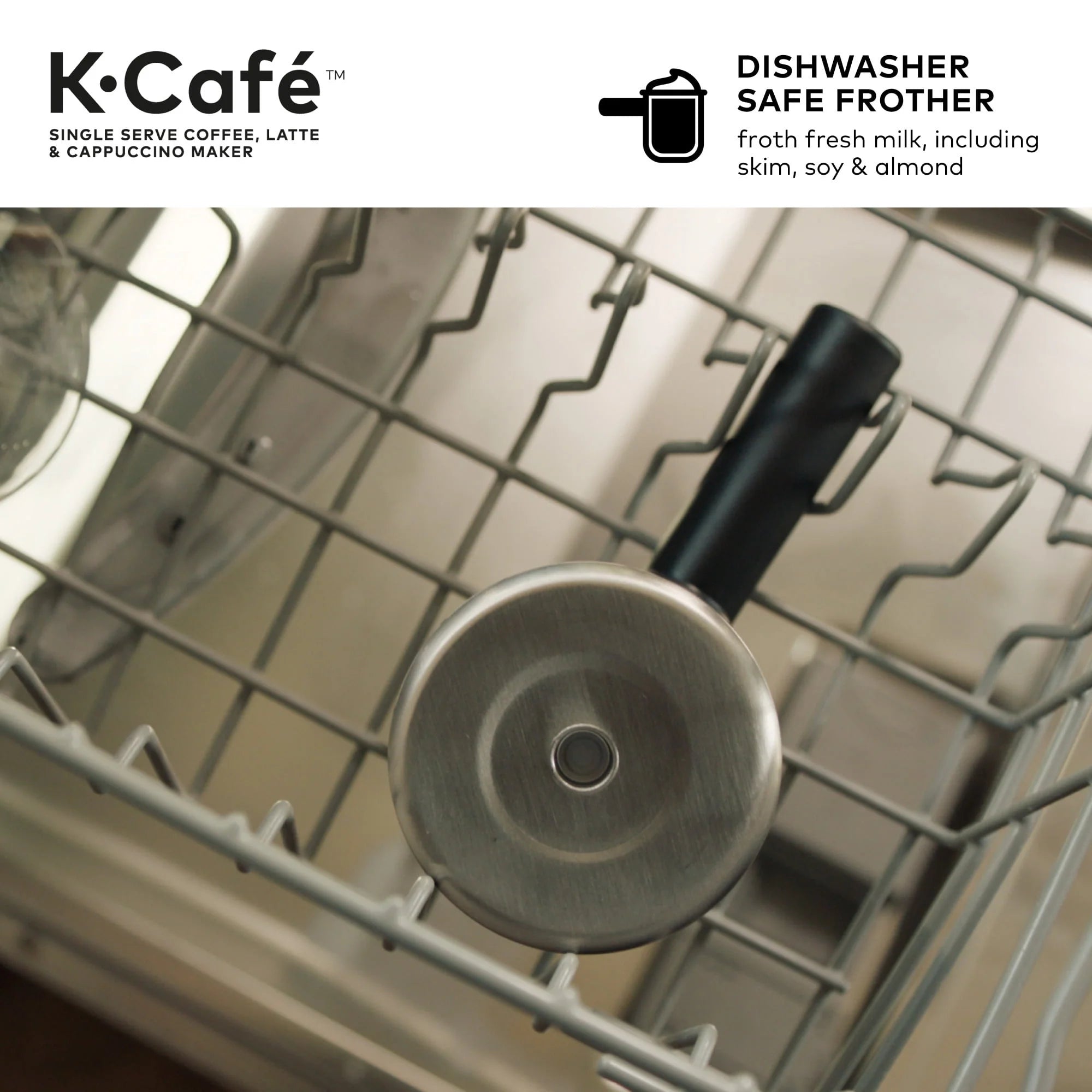 Keurig K-Cafe Single Serve K-Cup Coffee, Latte and Cappuccino Maker, Dark Charcoal G39691
